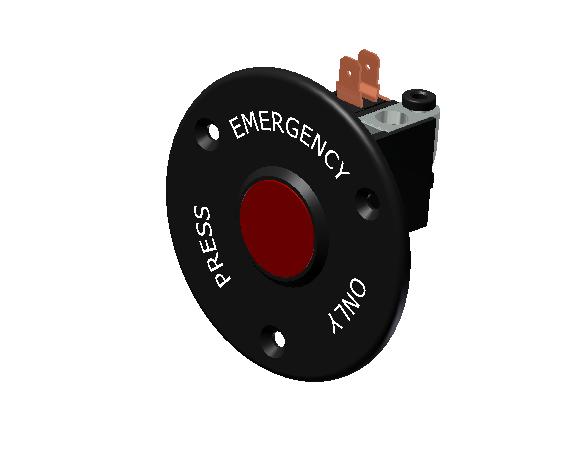 I823 - EMERGENCY OPEN FLUSH BUTTON ELECTRIC & PNEUMATIC (N/C)
