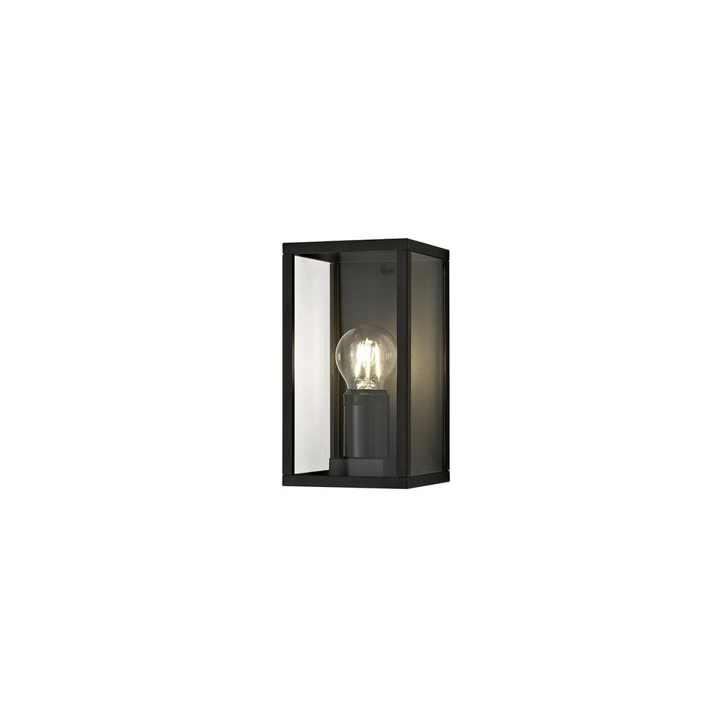 Luxuria Galle Flush Wall Light E27 IP54 Graphite Black