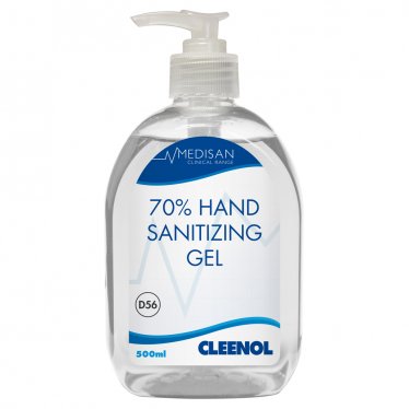 High Quality Medisan 70% Hand Sanitizing Gel &#8211; 6 x 500ml For Schools