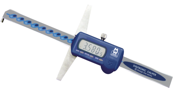 Suppliers Of Moore & Wright Digital Depth Caliper 170-DH Series - With Hook For Aerospace Industry