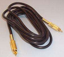 PHONO-GP-05 5Mtr Phono M-M. 75 OHM Single Video Lead. Gold Plated RG59 VideoGrade