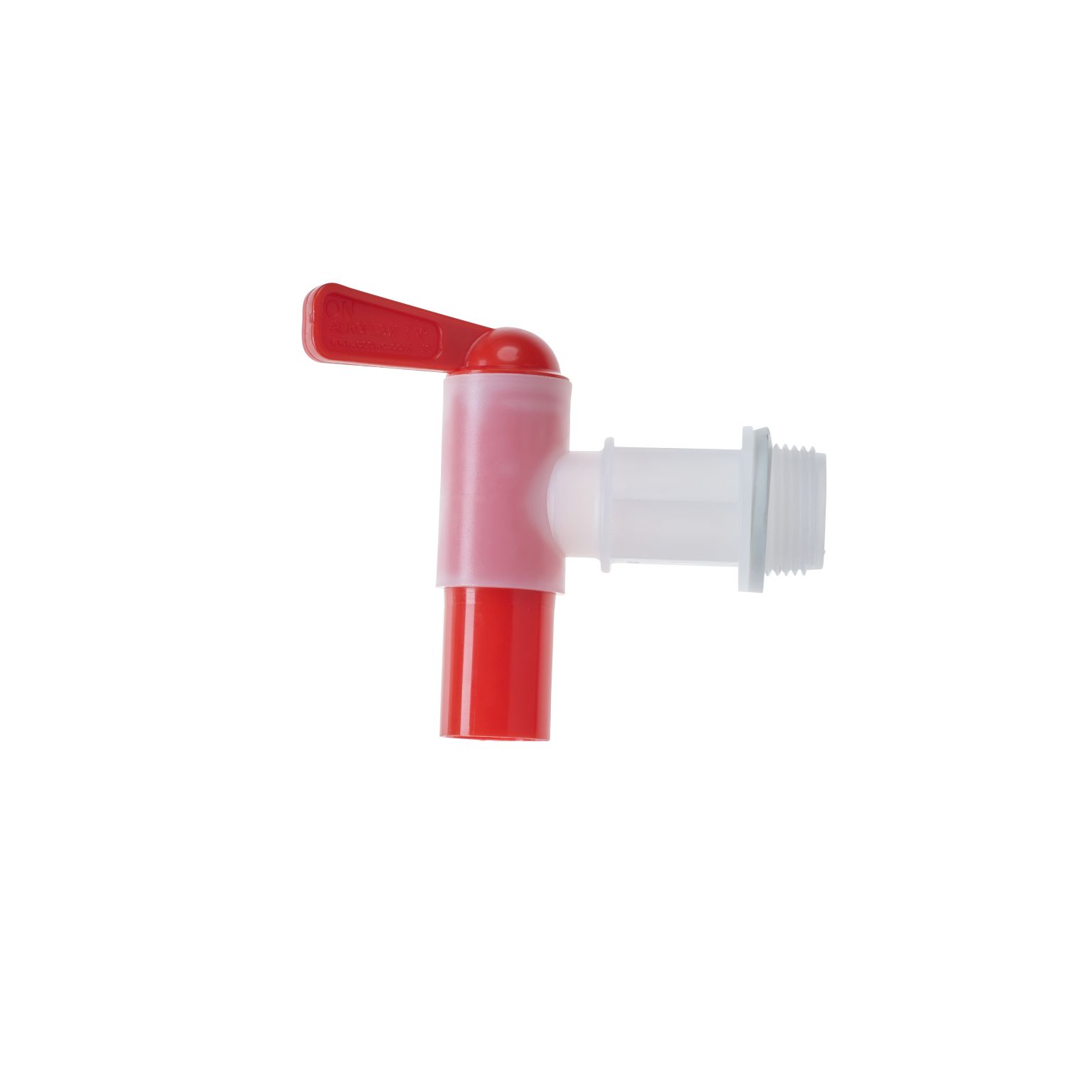 Natural/Red Jumbo Hex Tap with a 3/4" Thread