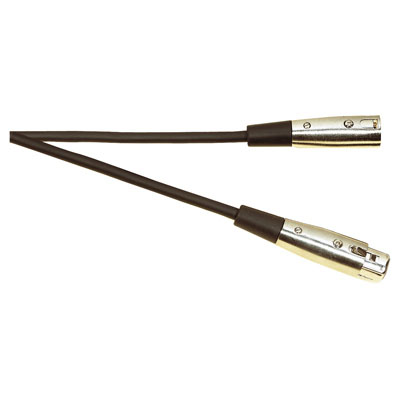 2 Core XLR Mic Cable Plug/Socket 6 Metres
[EV-XLR6]
