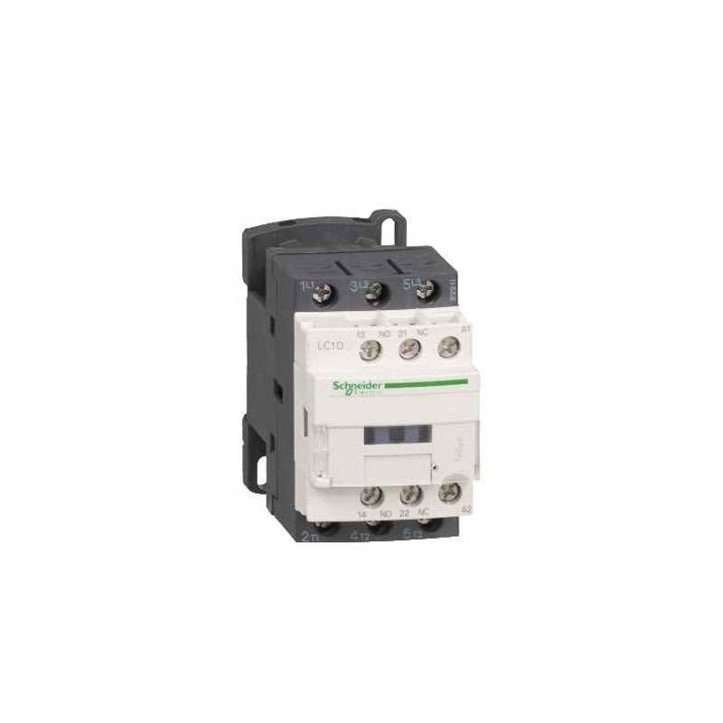 Schneider LC1D18N7 Contactor 7.5 / 18 kW 415V AC Volt 3 N/O Poles With 1 N/O & 1 N/C Contact Configuration