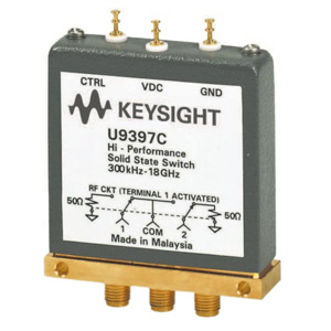 Keysight U9397C FET Solid State Switch, 300 kHz to 18 GHz, SPDT