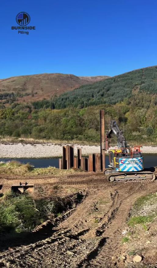 New Piling Project Designed to Combat River Erosion