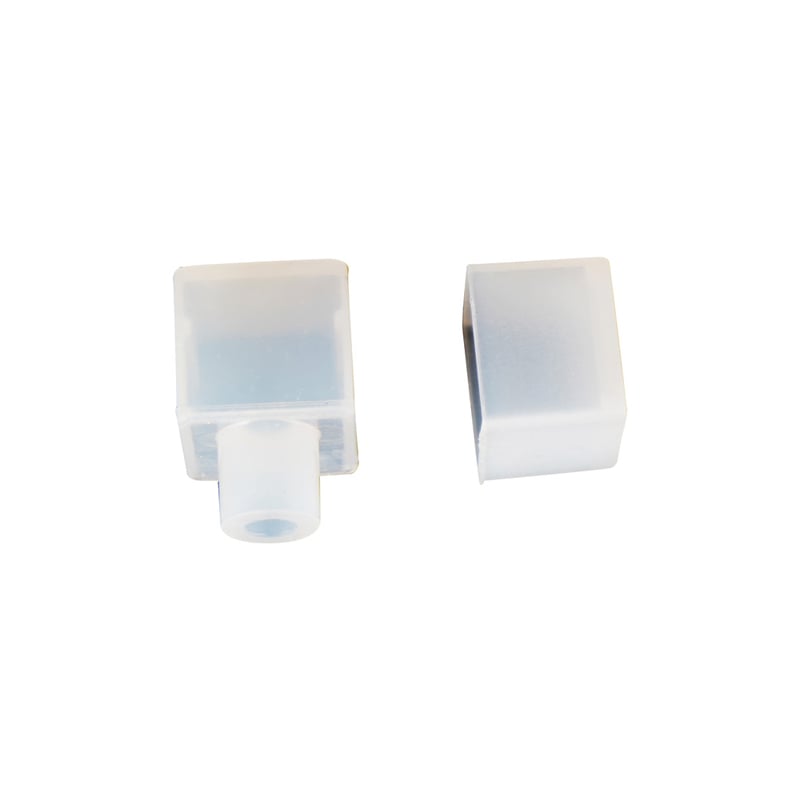 Integral 5 Sets of Silicone End Cap Outlet From Bottom for 15X15 Side-Bend and Top-Bend
