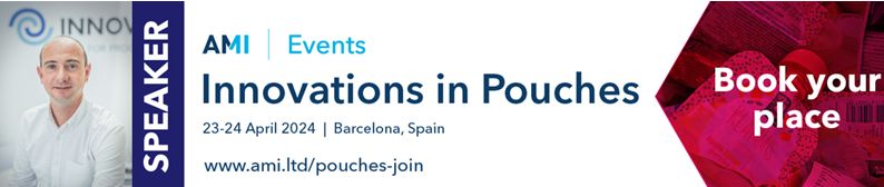 AMI Innovations in Pouches 23-24 April 2024 at the World Trade Center in Barcelona, Spain