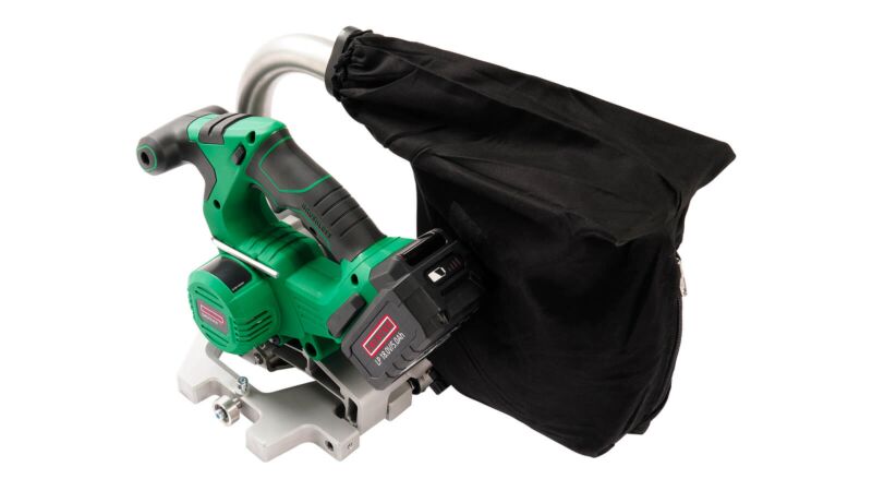 Leister GROOVER 500-LP 167.451 battery powered with 3.5mm Parabolic TCT Blade for Vinyl Floor Welding