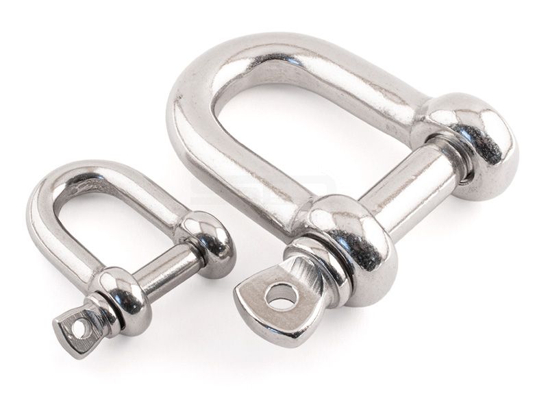 D Shackles - 316 / A4 Stainless Steel