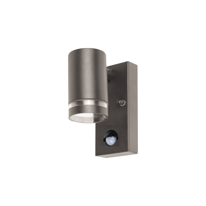 Integral Outdoor GU10 PIR Down Wall Light IP54 Anthracite Grey