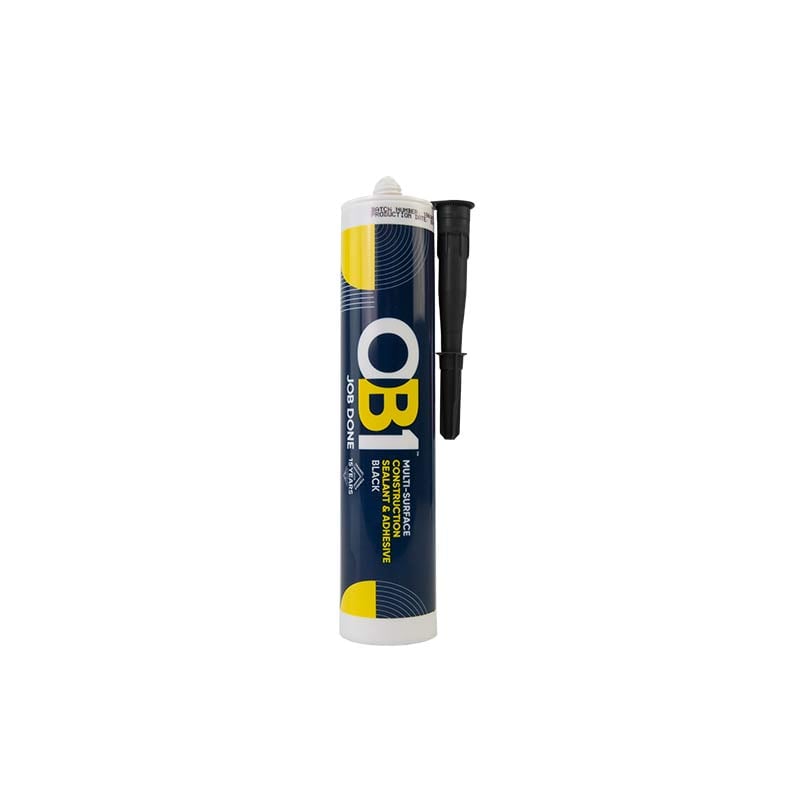 Unicrimp OB1 Multi-Surface Construction Sealant & Adhesive Black 290ml
