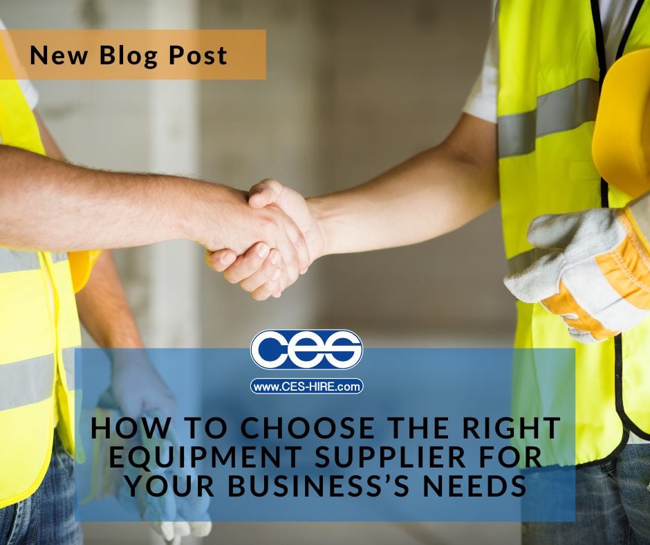 How To Choose The Right Equipment Supplier For Your Business�s Needs