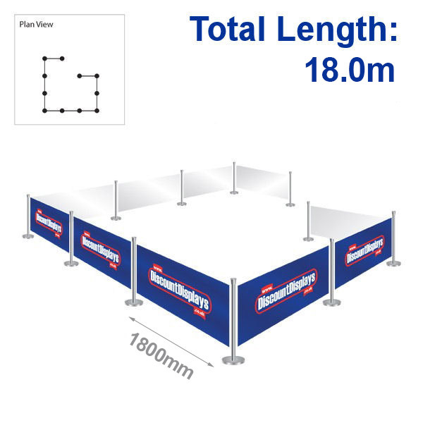 18m Standard Cafe Barrier Kit