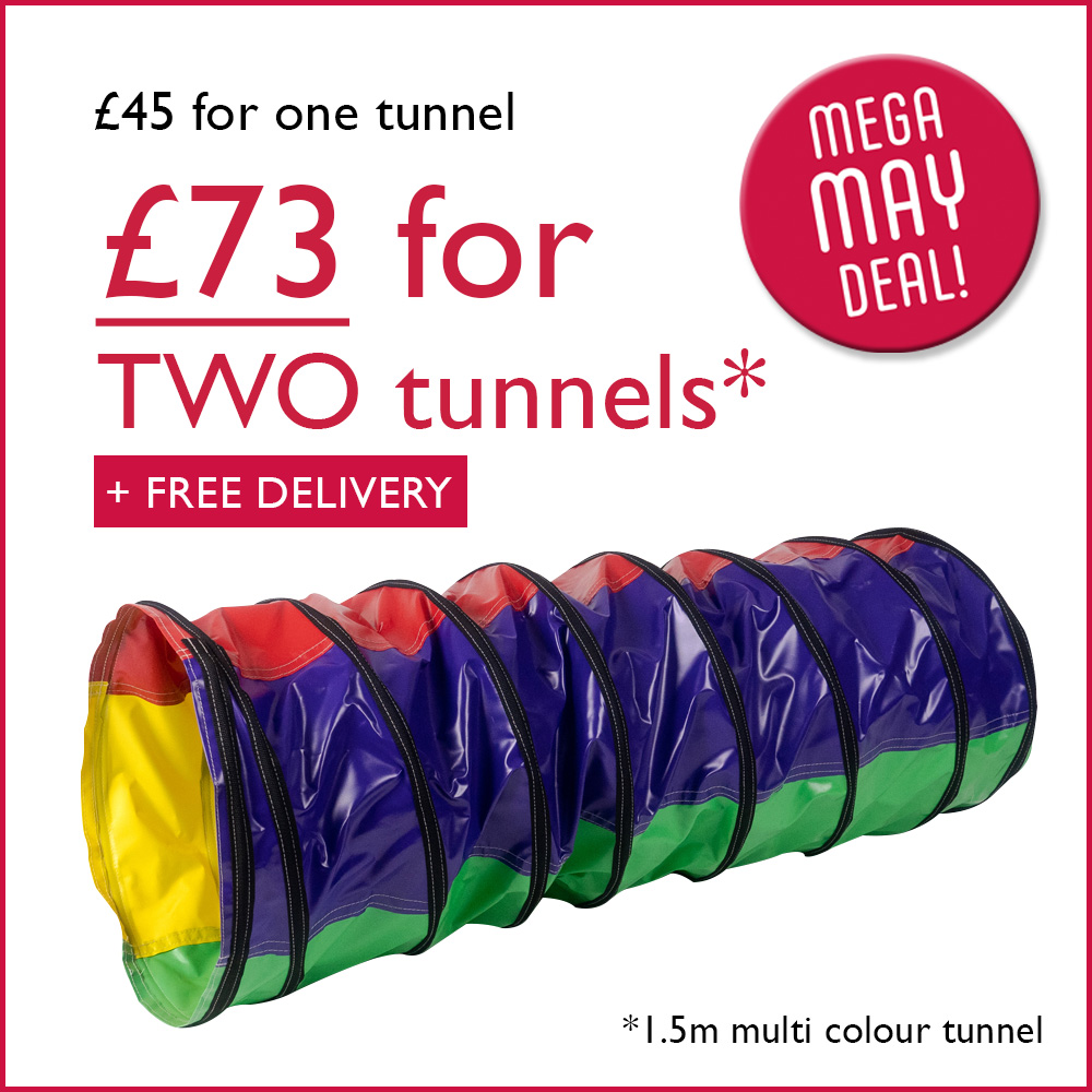 4 Colour Kids Play Tunnel