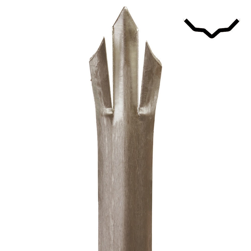 2.35m High "D" Section Self Colour Pale 3.0mm (Undrilled)