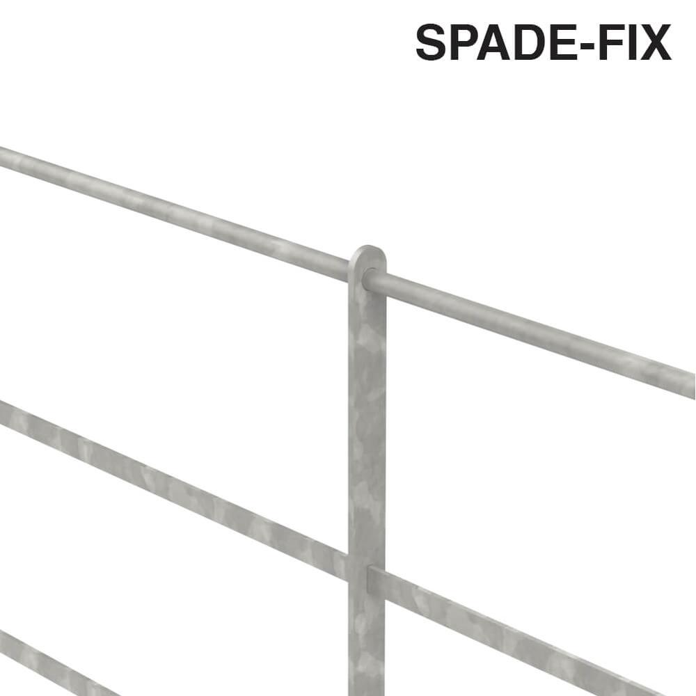 Estate Fencing Panel - Galv - 1.2m High- Per Metre Price