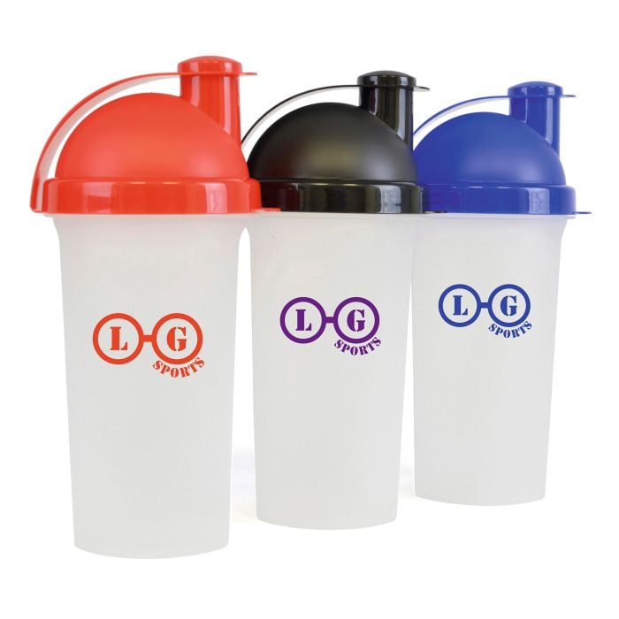 Plastic Shaker In Frosted Trans With Lid.