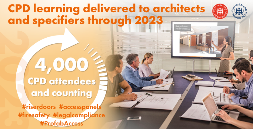 PROFAB ACCESS SUPPORTS MORE THAN 4000 ARCHITECTS AND SPECIFIERS WITH CPD'S ACROSS 2023