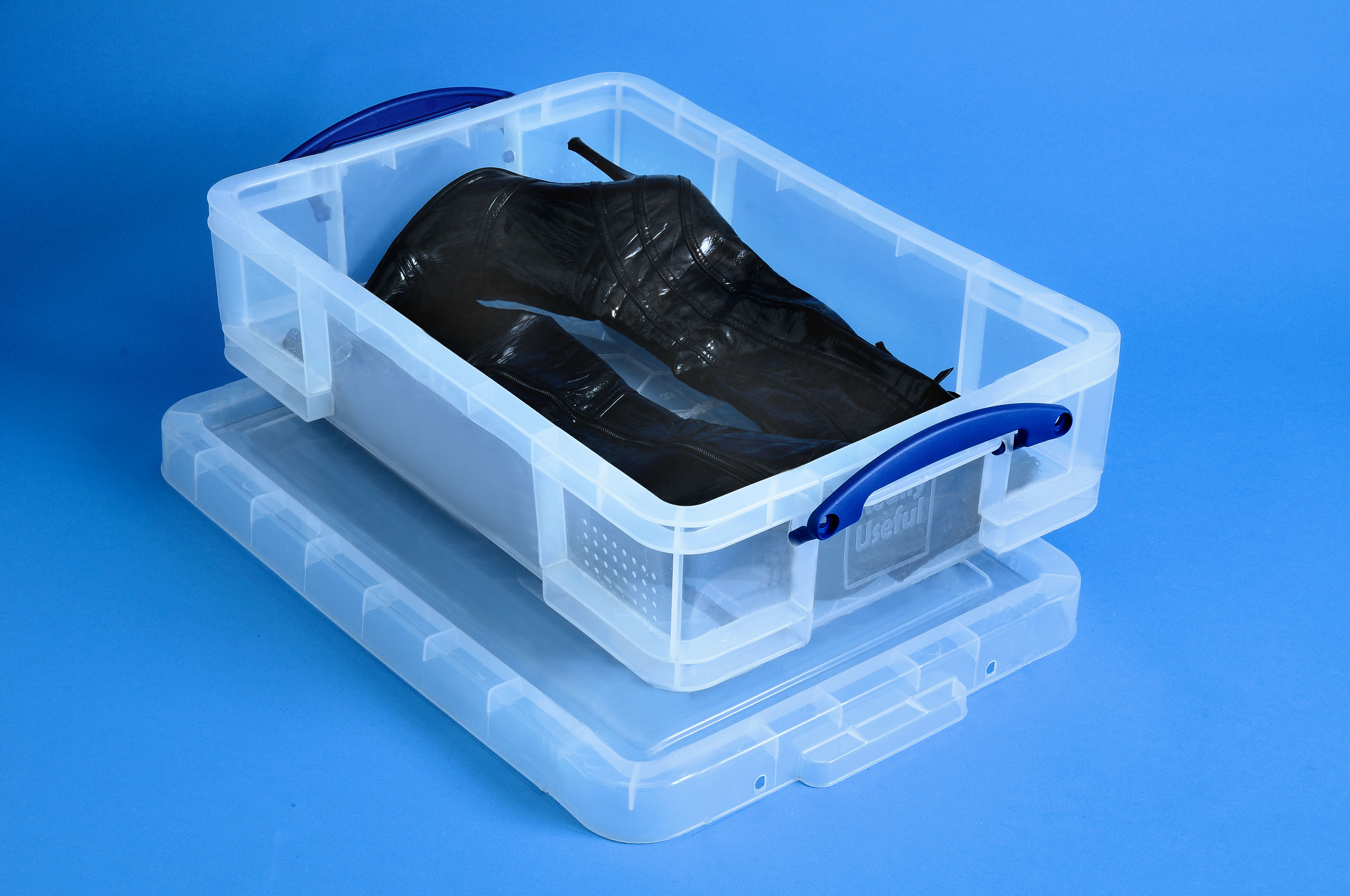 24.5 Litre Clear Really Useful Plastic Storage Box