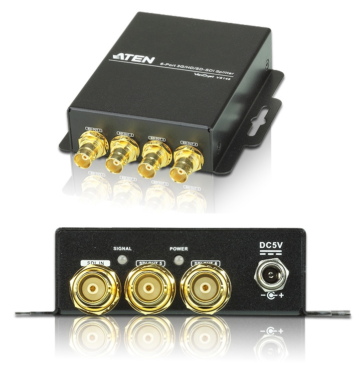 Aten VS146 6-Port 3G/HD/SD-SDI Splitter HD-SDI Splitter