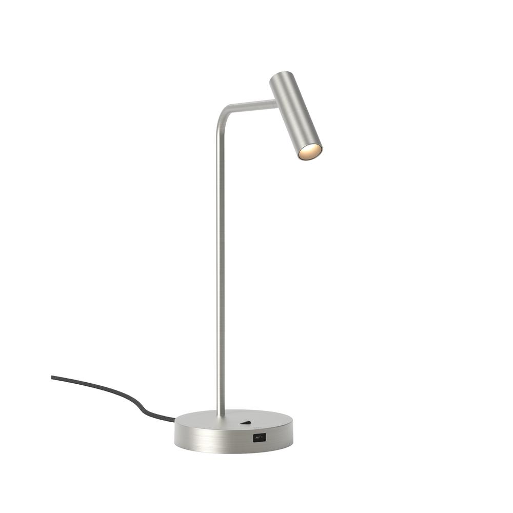 Astro Enna Desk USB C Matt Nickel Table Lamp