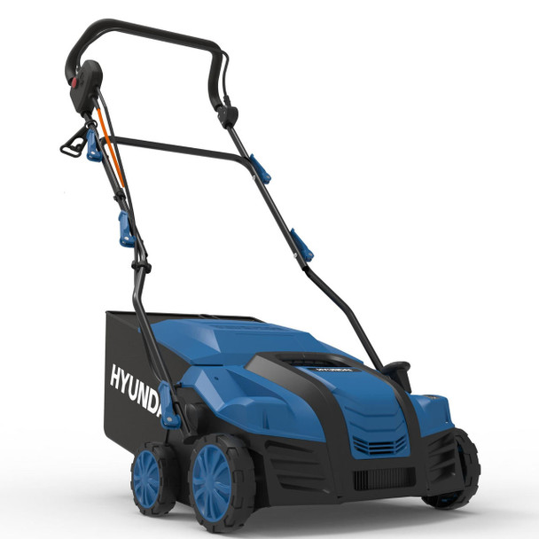 Hyundai 2000W 16” / 40cm Artificial Grass Sweeper, Multi-Use Brush & 55L Collection Bag 