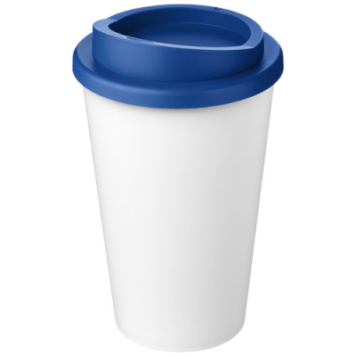 AMERICANO® ECO 350 ML RECYCLED TUMBLER in White & Mid Blue.