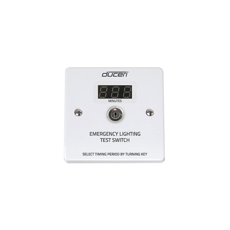 ESP Emergency Lighting Test Switch Digital LCD Display