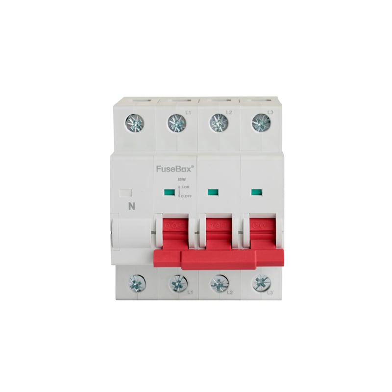 FuseBox 125A 3 Pole Main Switch + Unswitched Neutral