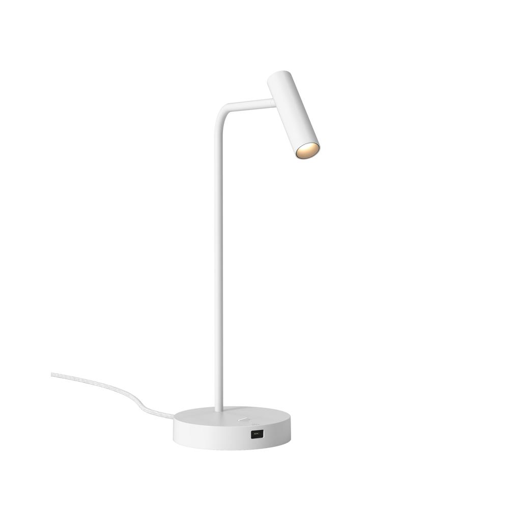 Astro Enna Desk USB C Matt White Table Lamp