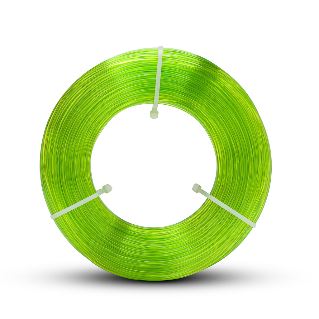 fiberlogy Refill Easy  PET-G 1.75mm Translucent Green 3D printing filament 850gms