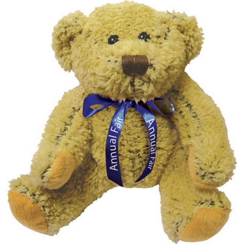 8 inch Korky Bear and Neck Bow