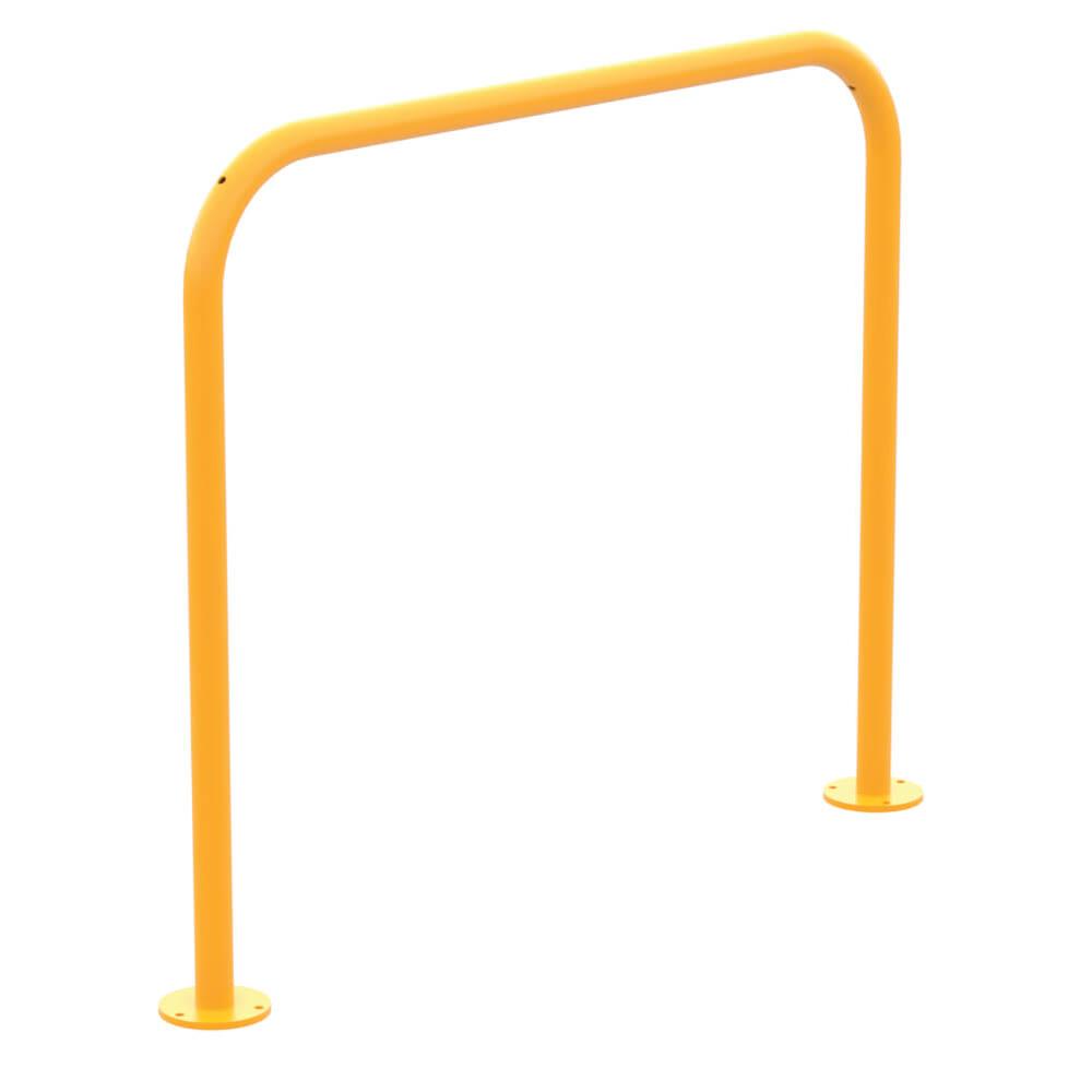 Safety barrier bolt downPowder Coated Yellow RAL 1003
