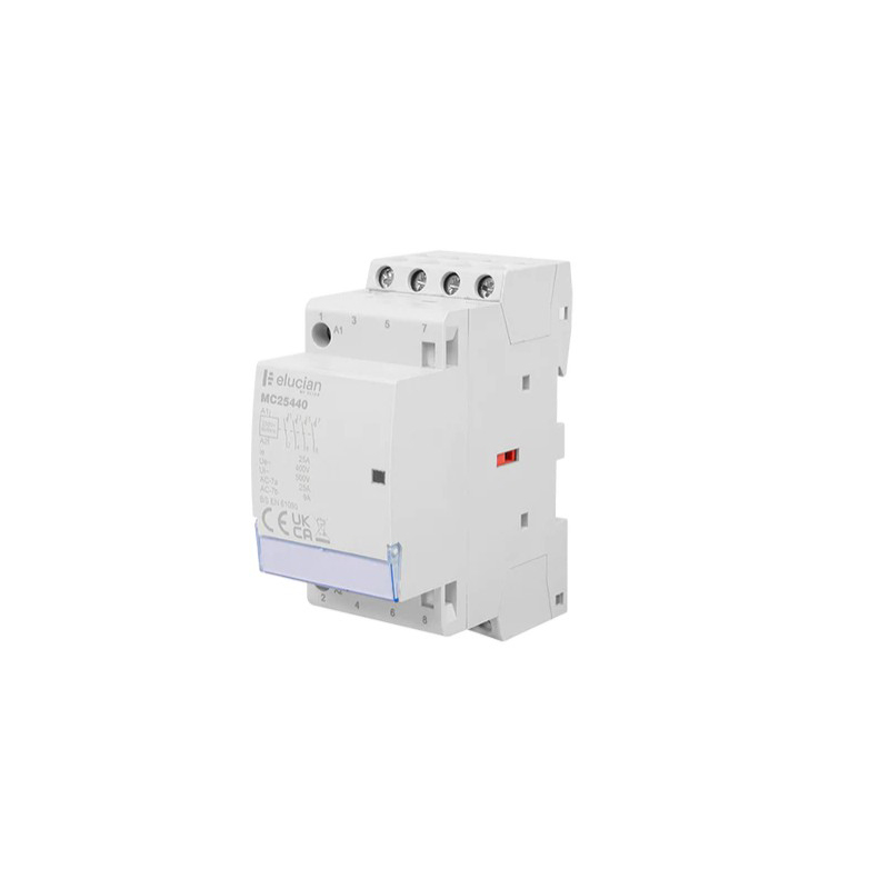 Click Elucian 4 Pole 2 Module 25A 4 x N/O Contactor