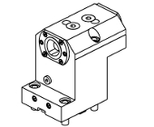 Geared-up radial driven tool VDI30 DIN5480 H&#61;100 - Ratio 1:2