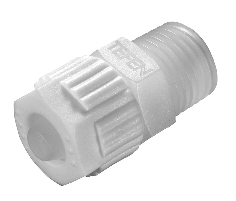 TEFEN Barb Block Connector &#45; BSPT Male