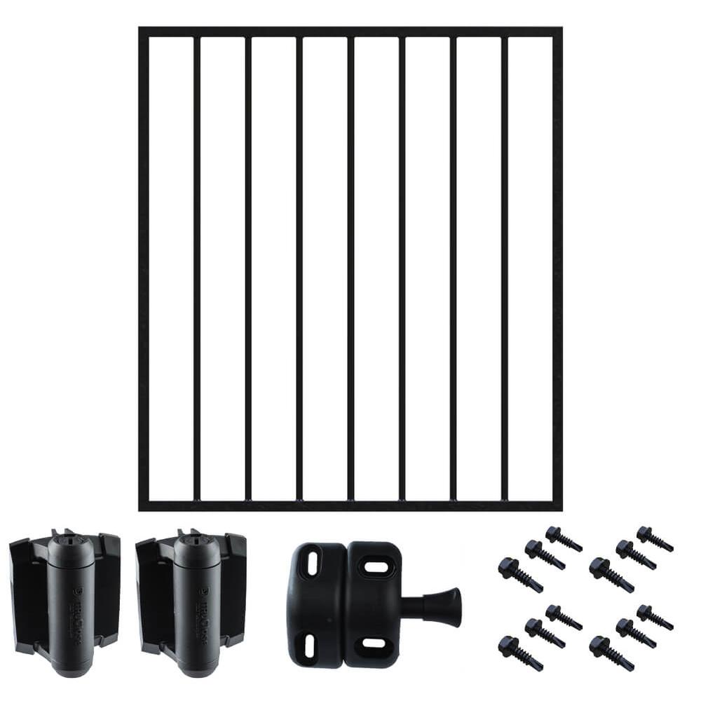 Gate for 1200mm High Fence (100mm gaps)Includes Latch/Catch&Self-Closing Hinges