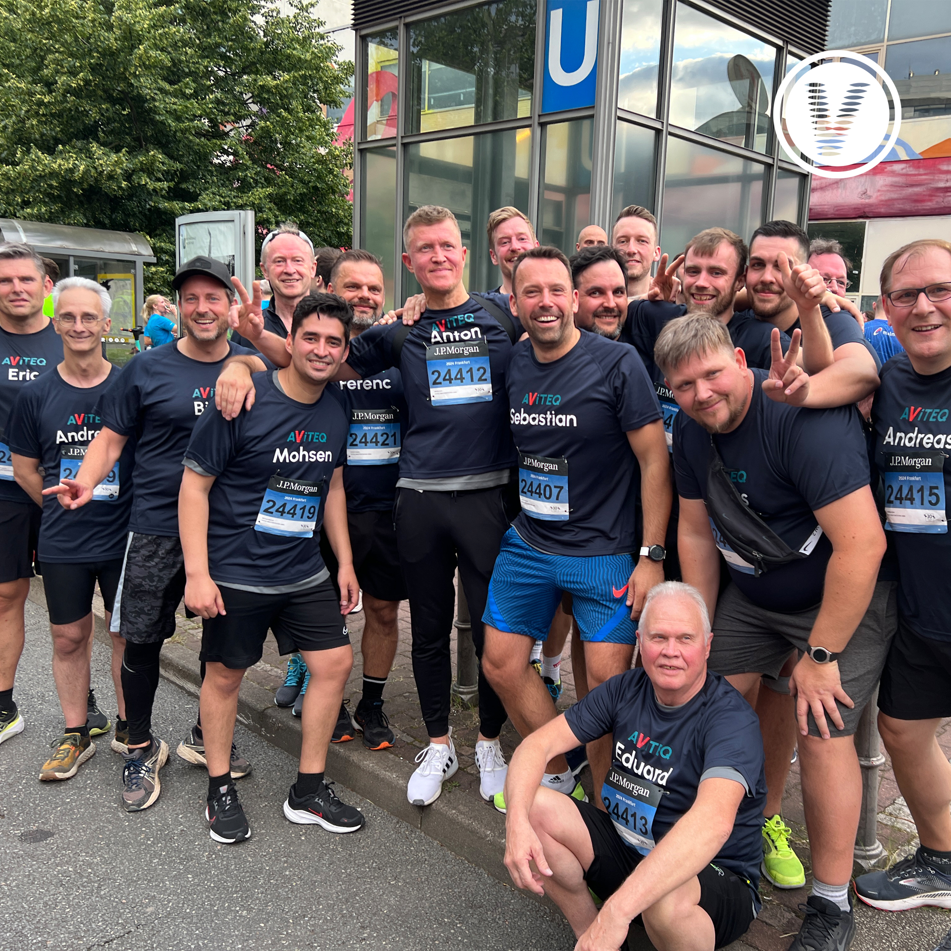 Celebrating team spirit for the 10th time at the JP Morgan Run