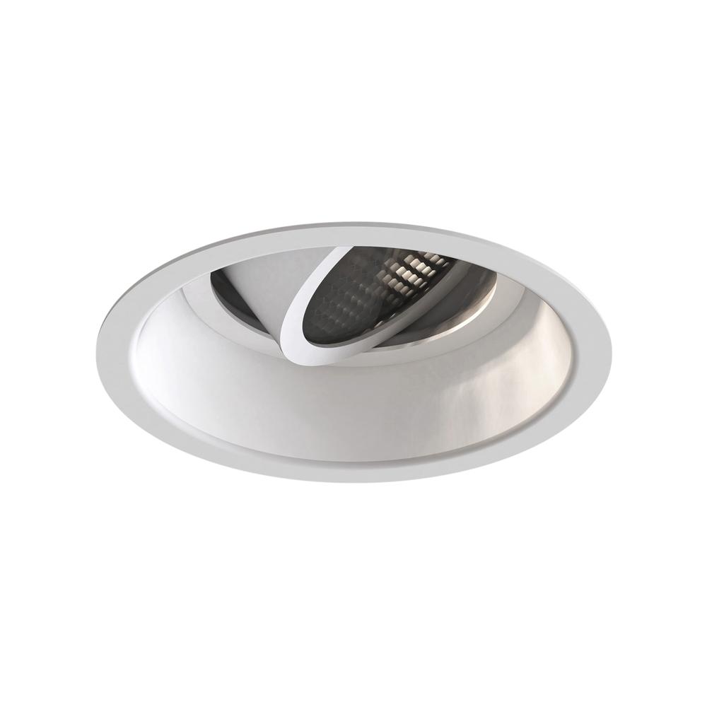 Astro Minima Slimline Round Adjustable Fire Rated Matt White GU10 Downlight