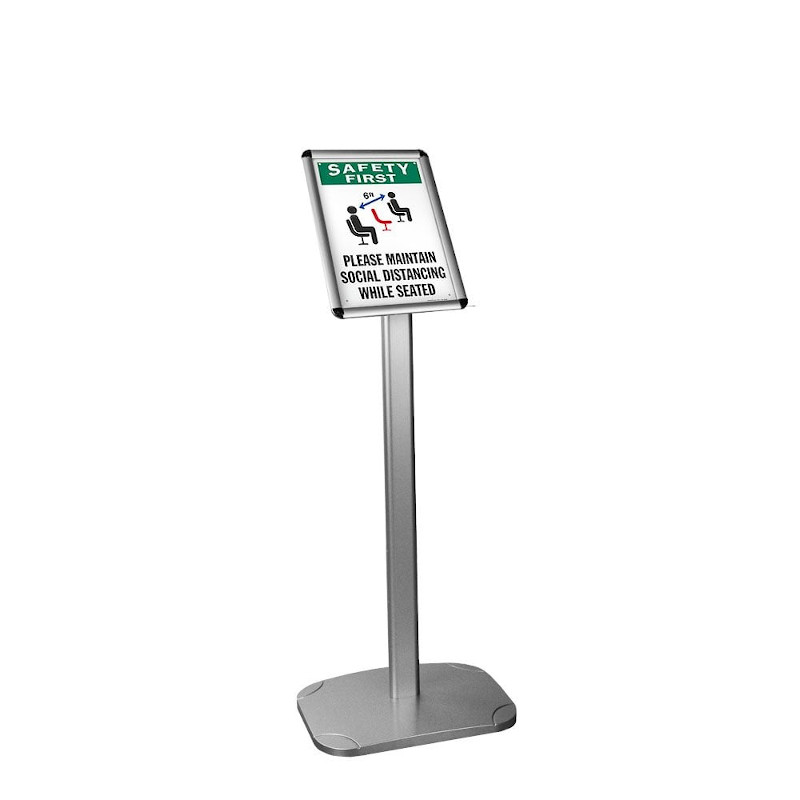 A4 Snap Frame Poster Display Stand Black or Silver