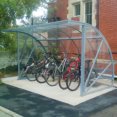 Manufacturers Of Bi-Store&#8482; Cycle Shelter
                                    
	                                    Versatile Parking Solution for up to 10 Bikes