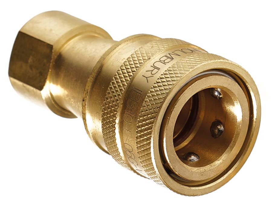 HOLMBURY Brass Couplings &#45; Female Half &#45; IBB Series