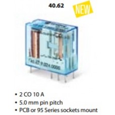 Relay, Miniature, 40 Series,40.62 PCB-Plug in