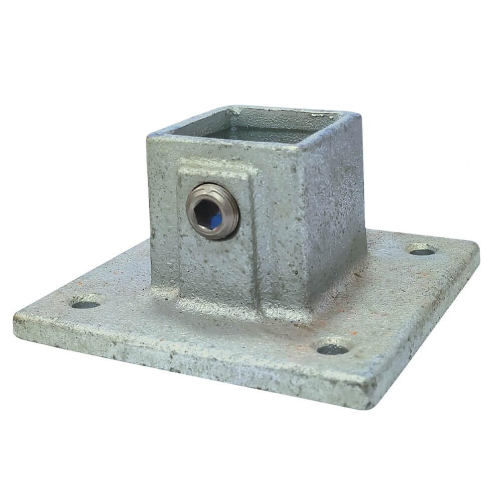 Tube Clamp  Base Flang 25 x 25mm SquareHollow Section