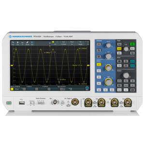 Rohde & Schwarz RTA4K-4ZD1 Digital Oscilloscope Pkg, 4 CH, 200 MHz, RTA-PK1 Apps, RT-ZD02 Probe, RTA4000 Series