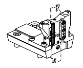 Axial driven tool sub spindle side H&#61;85mm