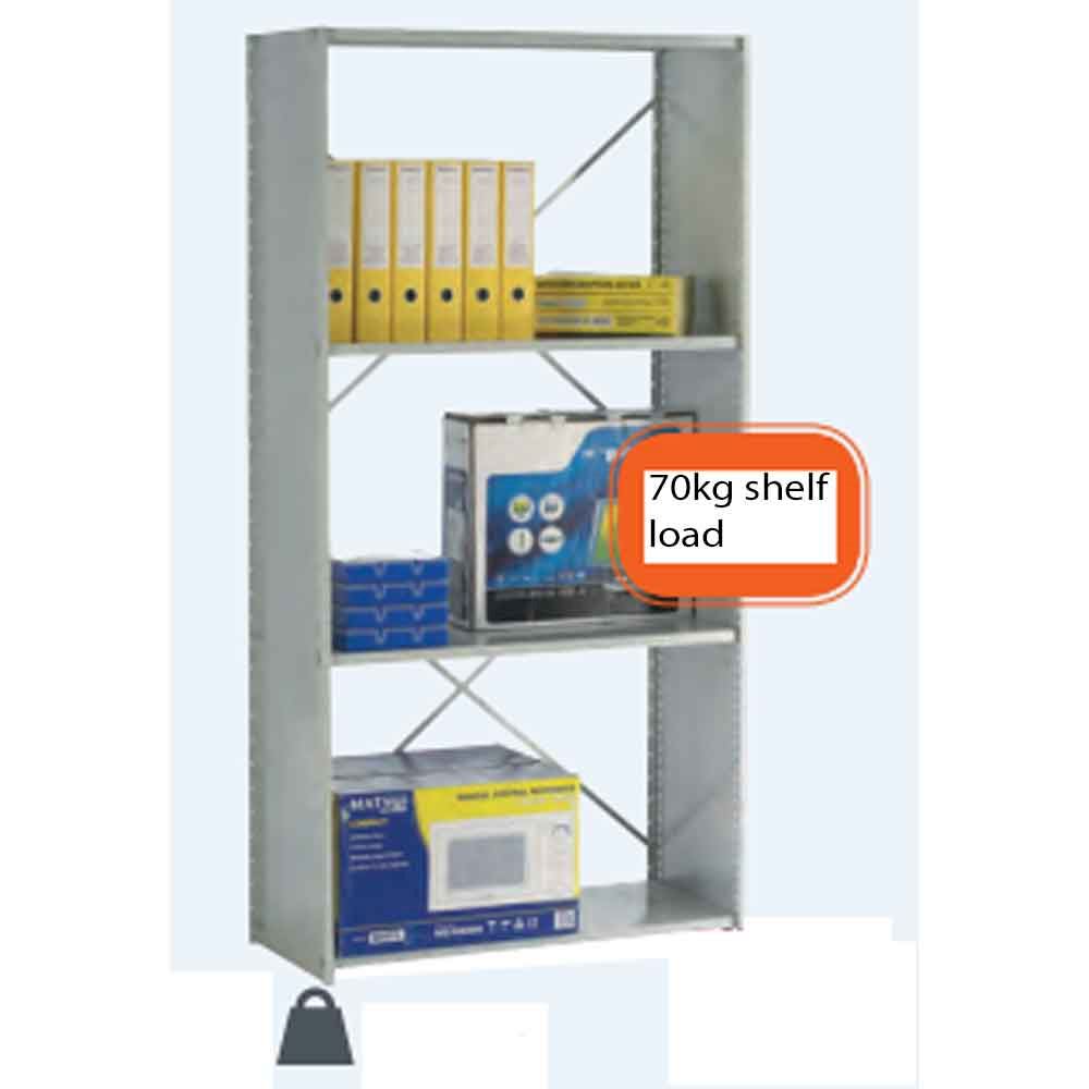 Quick Ship Stormor Side Clad Shelving 70kg