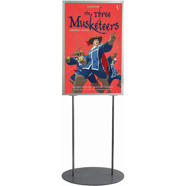 Floor Standing Retail Poster Holder - A1 or A2