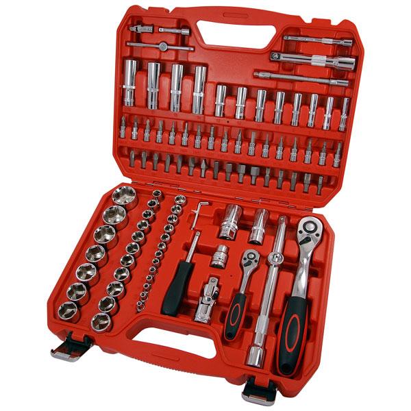 Neilsen CT0697 94 pc Socket Tool Set Professional Quality 94pc, Silver